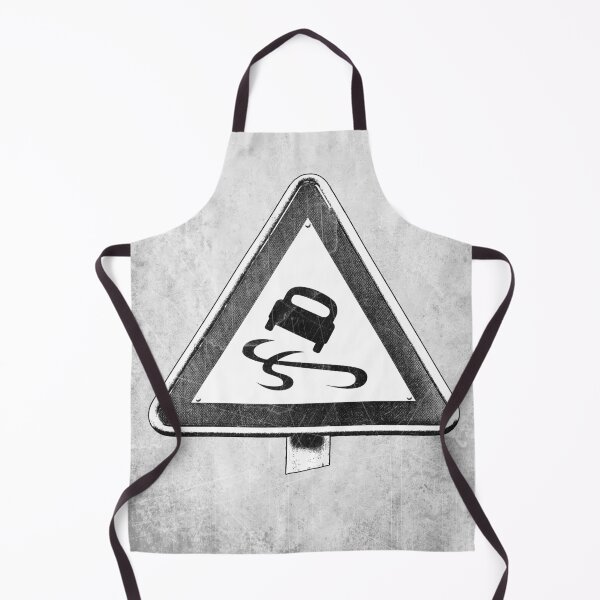 Item preview, Slippery Road Hazard Sign Dark Grunge Warning designed and sold by Ghoul Enterprises.