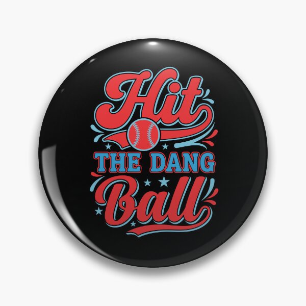 Item preview, Retro Baseball Hit the Dang Ball Mom Dad Youth designed and sold by KroghDs.