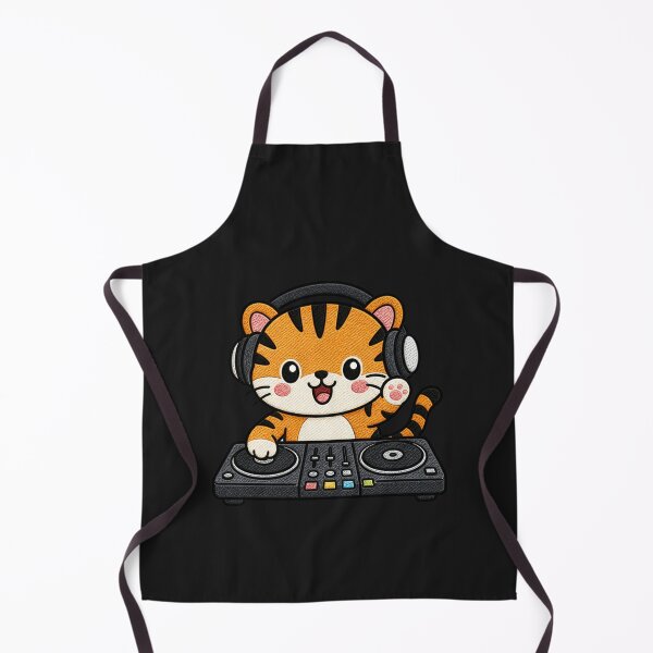 Item preview, Tiger DJ – Cute Kawaii Music Animal Design designed and sold by ColorSplash123.