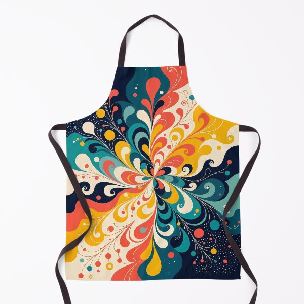 Item preview, Explosion of Colorful Flourishes – Abstract Filigree Art designed and sold by ShaDeS-AI-Art.