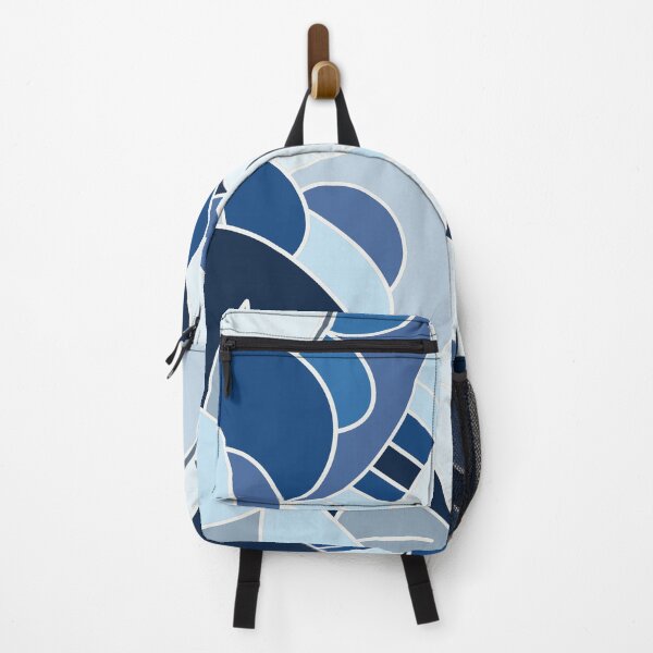 Item preview, Cool Blue Abstract Shapes Pattern – Minimal Modern Geometric Design designed and sold by Moon-Petal.