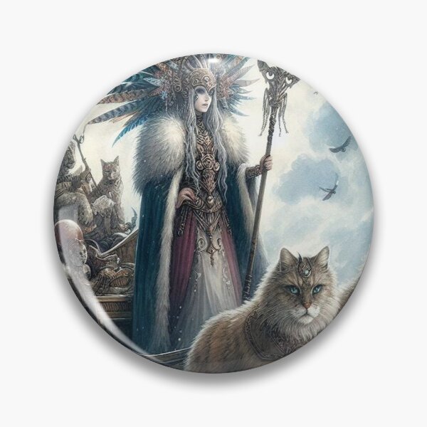 Item preview, freja and her cats designed and sold by Foxlindesigns.