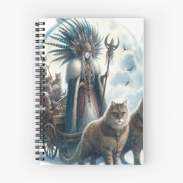 Item preview, freja and her cats designed and sold by Foxlindesigns.