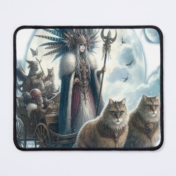 Item preview, freja and her cats designed and sold by Foxlindesigns.