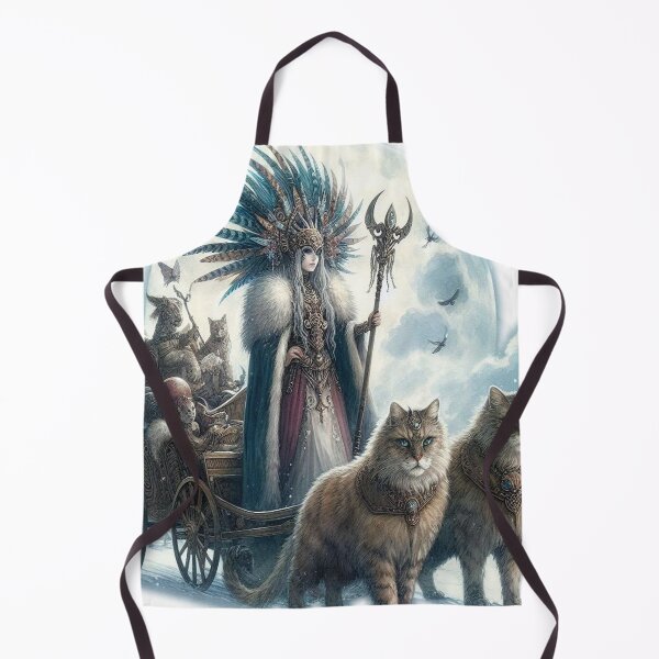 Item preview, freja and her cats designed and sold by Foxlindesigns.