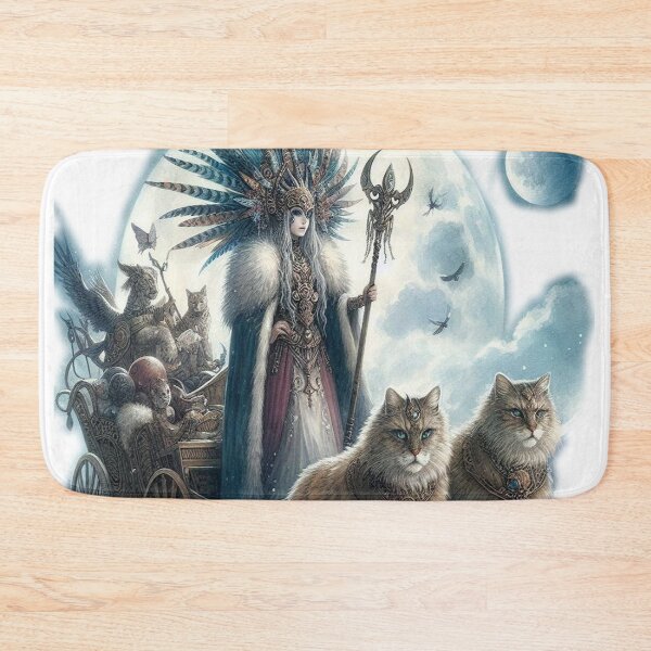 Item preview, freja and her cats designed and sold by Foxlindesigns.