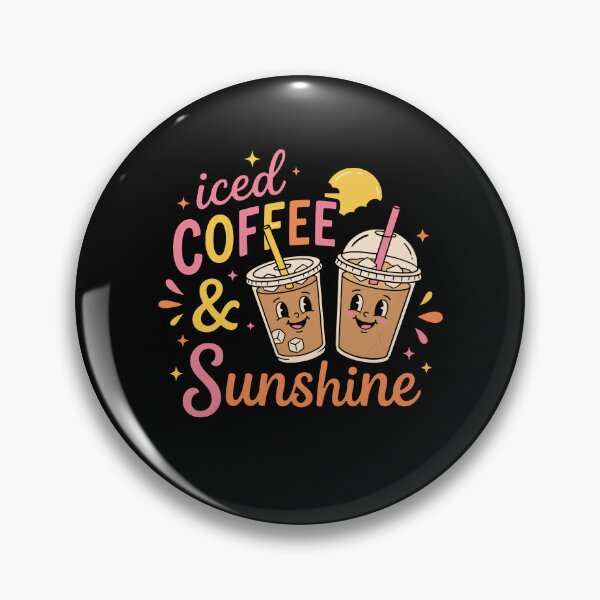 Item preview, Iced Coffee Sunshine Retro Summer Cute Cartoon designed and sold by KroghDs.