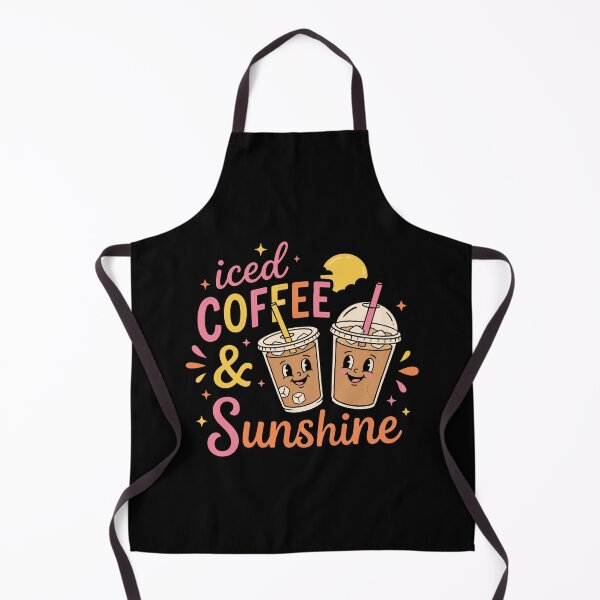 Item preview, Iced Coffee Sunshine Retro Summer Cute Cartoon designed and sold by KroghDs.