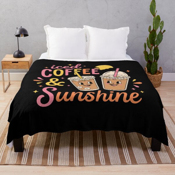 Item preview, Iced Coffee Sunshine Retro Summer Cute Cartoon designed and sold by KroghDs.