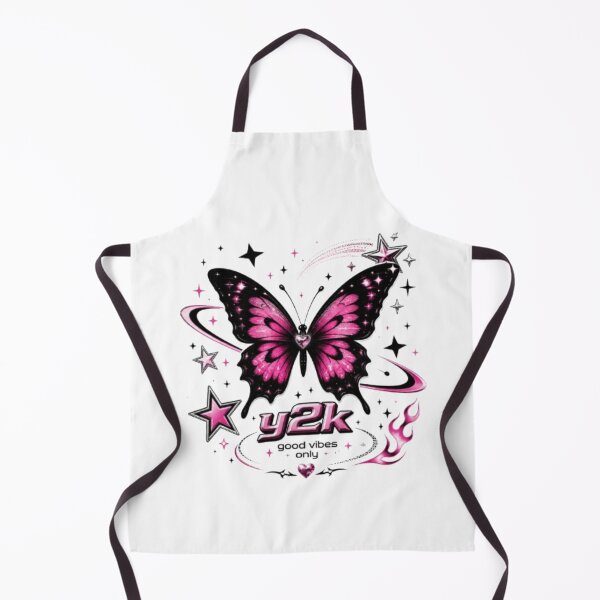 Item preview, Y2K Butterfly Aesthetic Sticker Pink Star Retro 2000s Cute Trendy Laptop Decal designed and sold by EverMuse_0_0.