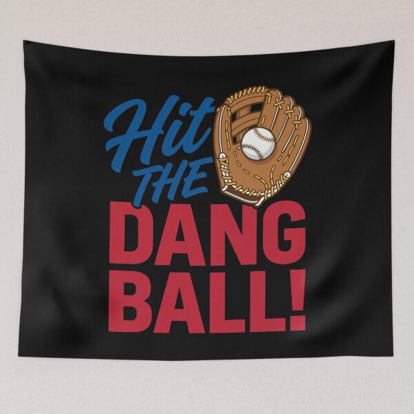 Item preview, Hit The Dang Ball Funny Baseball Mom Dad Youth designed and sold by KroghDs.