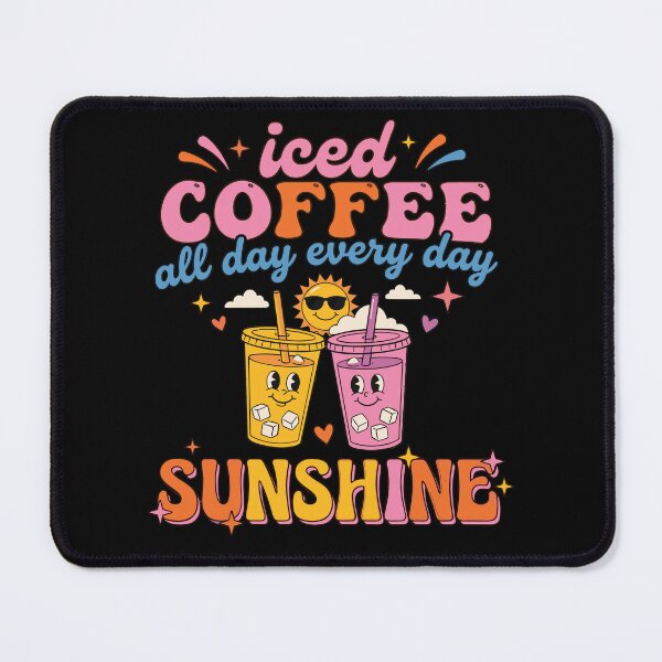 Item preview, Retro Iced Coffee Sunshine Cute Summer Groovy designed and sold by KroghDs.