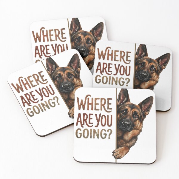 Item preview, Where Are You Going German Shepherd Dog Peeking Shirt designed and sold by OlyvieArt.