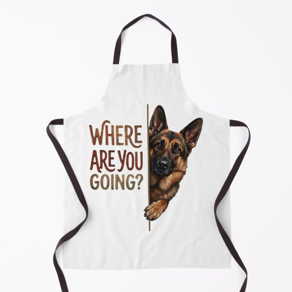 Item preview, Where Are You Going German Shepherd Dog Peeking Shirt designed and sold by OlyvieArt.