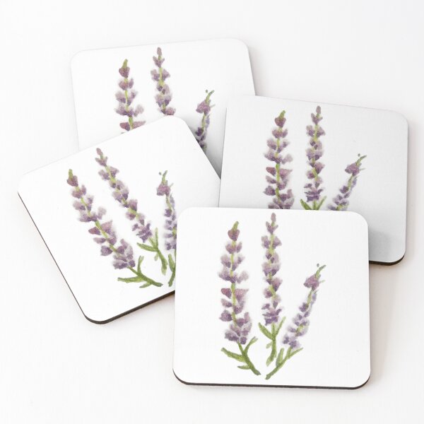 Item preview, Soft Lavender Blooms Watercolor Illustration designed and sold by Lush Brush & Line.