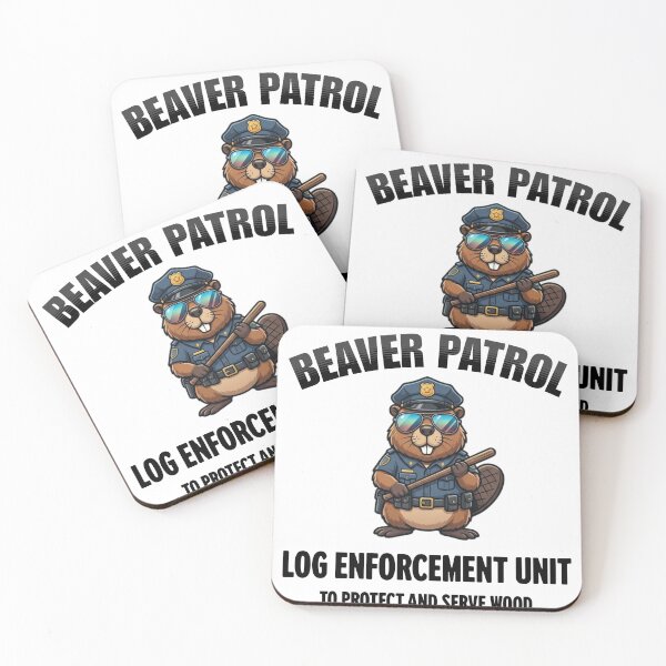 Item preview, BEAVER PATROL. Log Enforcement Unit. designed and sold by Birdie and Flynn.
