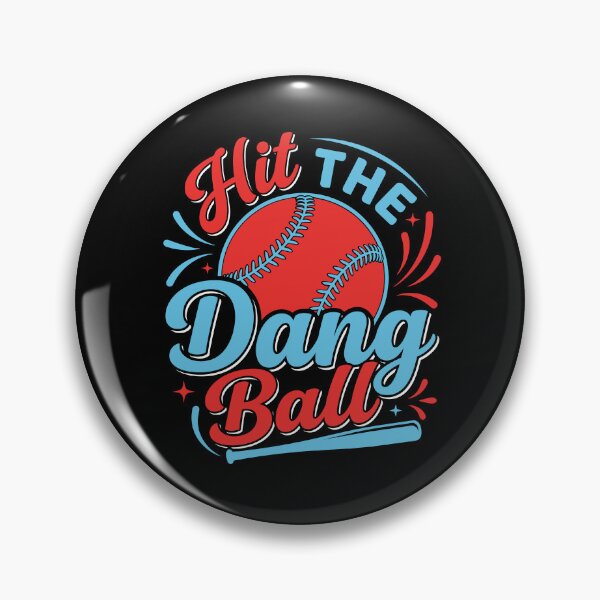 Item preview, Hit the Dang Ball Funny Youth Baseball Mom Dad designed and sold by KroghDs.
