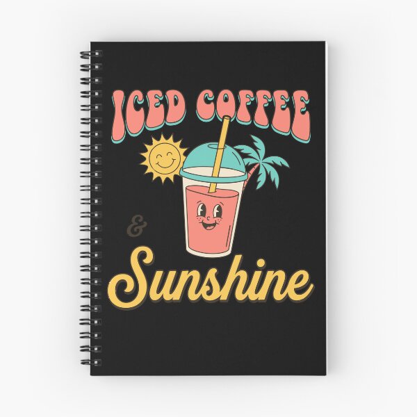 Item preview, Iced Coffee Sunshine Retro Summer Cute Sun designed and sold by KroghDs.