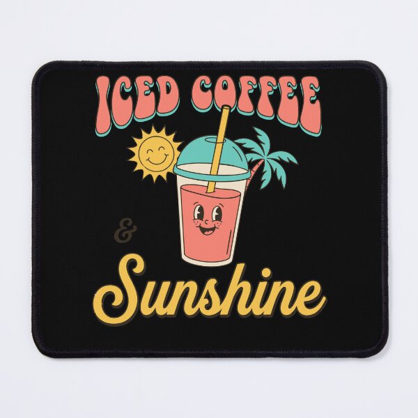 Item preview, Iced Coffee Sunshine Retro Summer Cute Sun designed and sold by KroghDs.