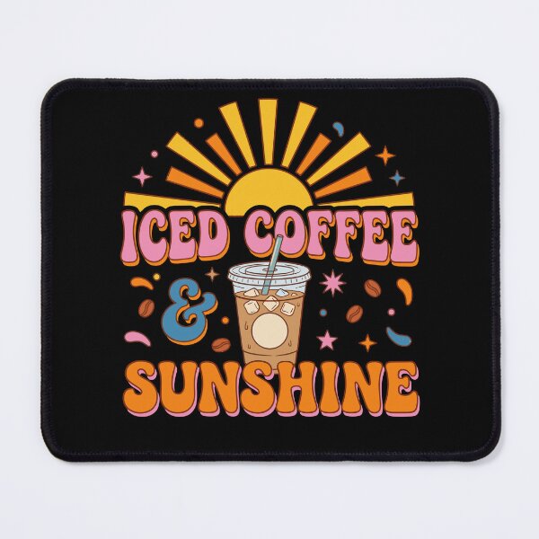 Item preview, Iced Coffee & Sunshine Retro Summer Groovy designed and sold by KroghDs.