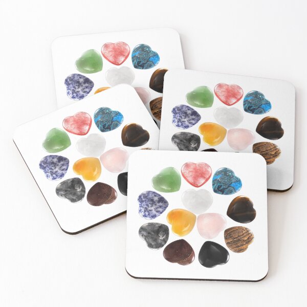Item preview, Colorful Heart-Shaped Gemstones Collection designed and sold by Style2010.