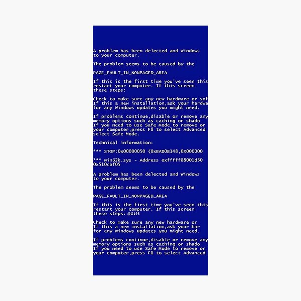 Item preview, Blue Screen Bug designed and sold by AnzDigital.