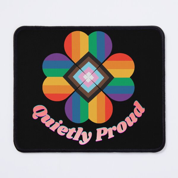 Item preview, Quietly Proud Clover Leaf Minimal LGBTQ Pride Design Subtle Support Gift designed and sold by Im-Ara.