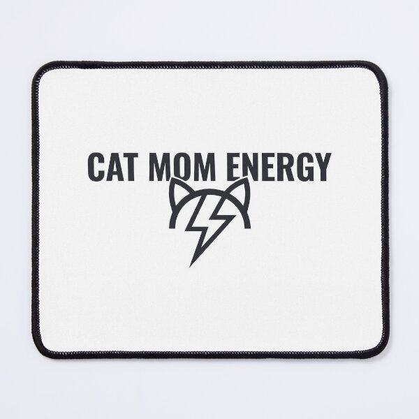 Item preview, Cat Mom Energy - Edgy Lightning Bolt Aesthetic Mother's Day Design designed and sold by warlistop.