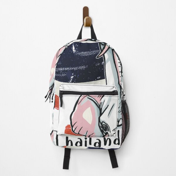 Item preview, Thailand is Calling | Cute Elephant Mom and Baby with Thai Flag designed and sold by StudioNoRule.