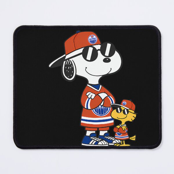 Aperçu de l'œuvre Snoopy et les Oilers d'Edmonton créée et vendue par Thamngan.