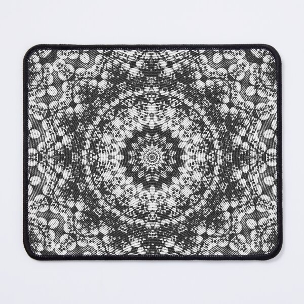 Item preview, Grunge Skull Mandala – Black and White Distressed Kaleidoscope, Dark Gothic Pattern designed and sold by cr6zym1nd.