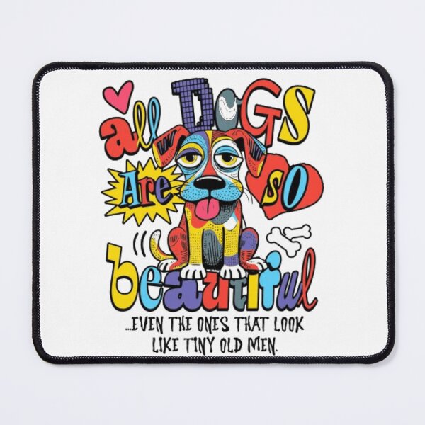 Item preview, All Dogs Are So Beautiful – Colorful Mixed Breed Puppy Art designed and sold by GenZFashion000.