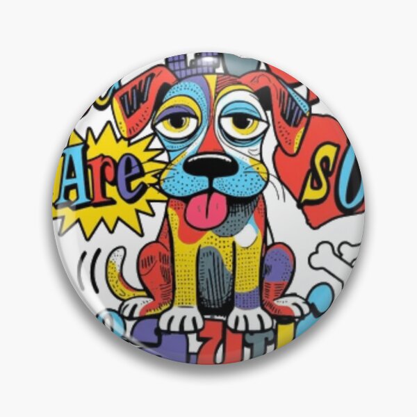 Item preview, All Dogs Are So Beautiful – Colorful Mixed Breed Puppy Art designed and sold by GenZFashion000.