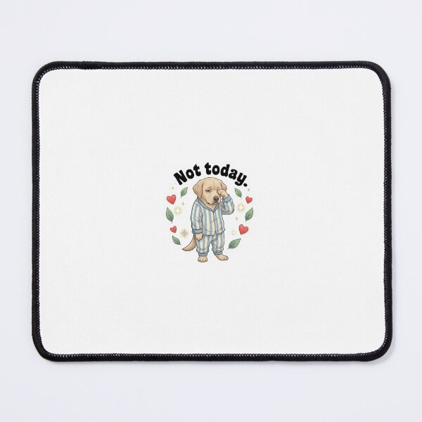 Item preview, Not today sleepy dog pajama sticker designed and sold by wildbest.