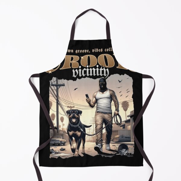 Item preview, Downtown Groove – Bold Rottweiler & Tattooed Character Graphic designed and sold by GenZFashion000.