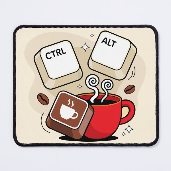 Item preview, Ctrl + Alt + Coffee designed and sold by DoraTora.