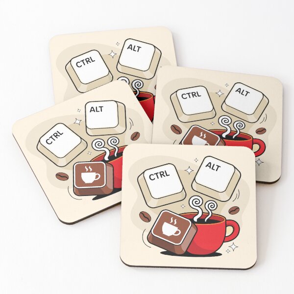 Item preview, Ctrl + Alt + Coffee designed and sold by DoraTora.