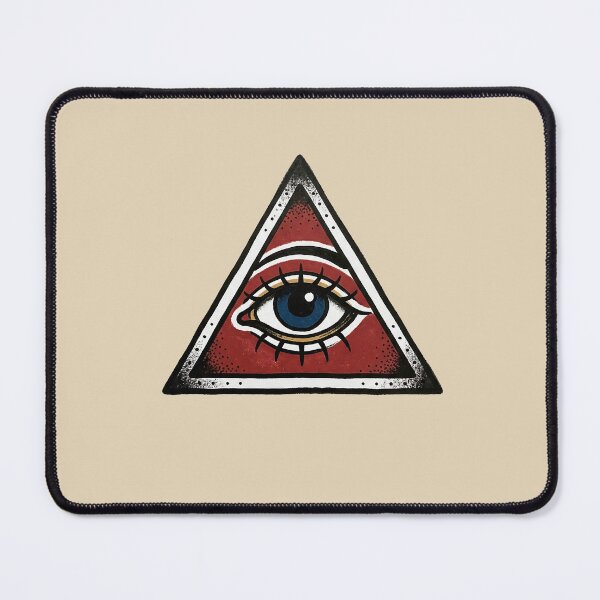 Item preview, Eye Inside Triangle Tattoo designed and sold by Thunderbelts.