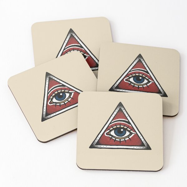 Item preview, Eye Inside Triangle Tattoo designed and sold by Thunderbelts.