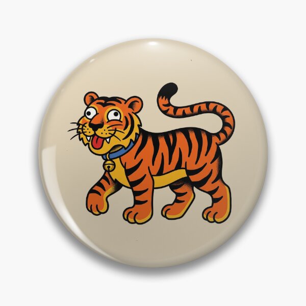 Item preview, Derpy Tiger Tattoo designed and sold by Thunderbelts.