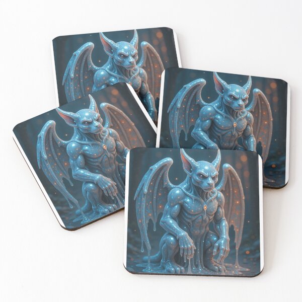 Item preview, The gargoyle is dissolving into light designed and sold by trozstreet.