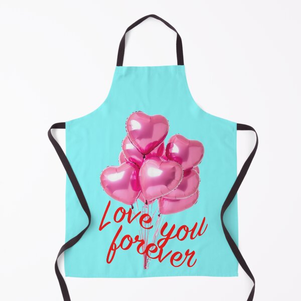 Item preview, Love You Forever Pink Heart Balloons Love Message designed and sold by Mauswohn.