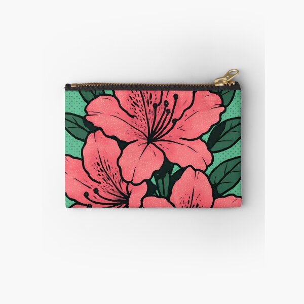 Item preview, Retro Pop Art Azalea | Vibrant Blooming Floral Illustration | Bold Spring Garden Aesthetic Design designed and sold by PaintedPixels01.