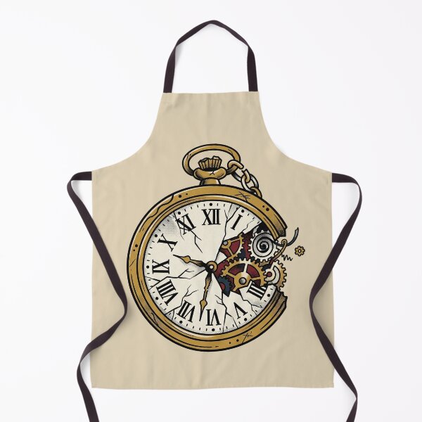 Item preview, Broken clock Tattoo designed and sold by Thunderbelts.