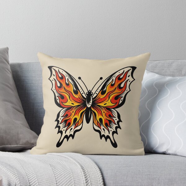 Item preview, Butterfly With Flame Tattoo designed and sold by Thunderbelts.
