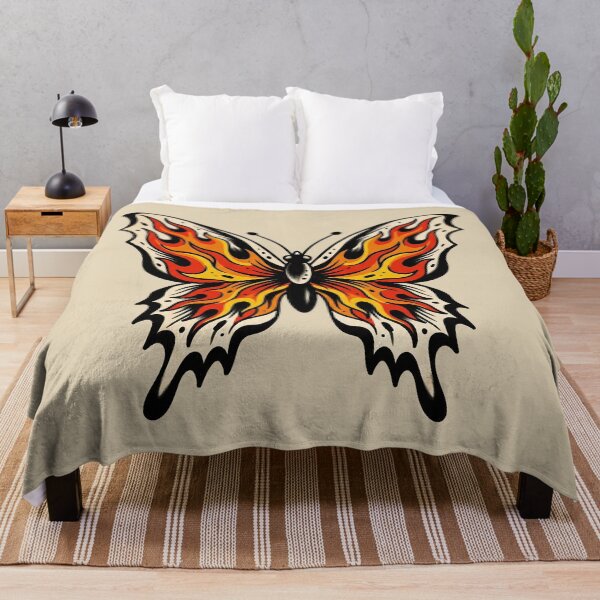 Item preview, Butterfly With Flame Tattoo designed and sold by Thunderbelts.