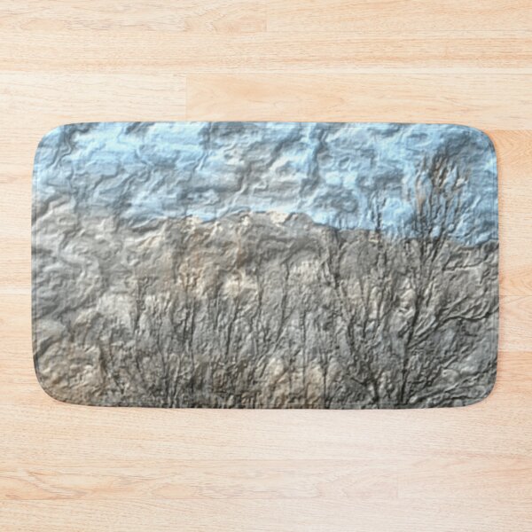 Item preview, Mountains Through Trees Thick Acrylic colorful photo abstract design designed and sold by SmashingDeals.