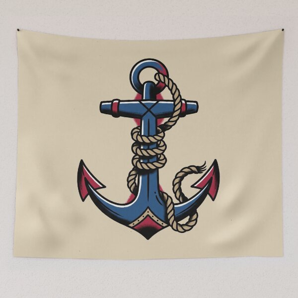 Item preview, Anchor With Rope Tattoo designed and sold by Thunderbelts.