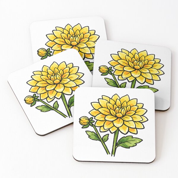Item preview, Dahlia Flower  designed and sold by GraphicsClub.