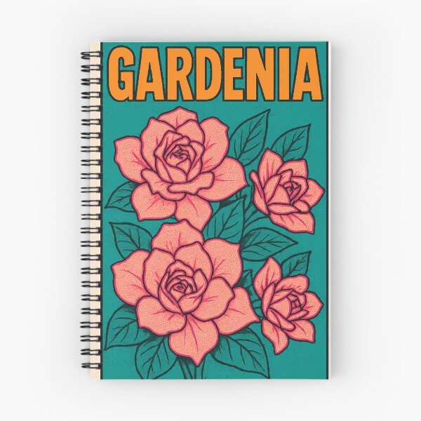 Item preview, Retro Pop Art Gardenia | Vibrant Elegant White Bloom Illustration | Bold Tropical Floral Aesthetic Design designed and sold by PaintedPixels01.